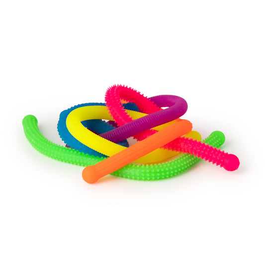 Scrunchems Neon Noodles Textured Stretchy Fidget Toy 6 Pack
