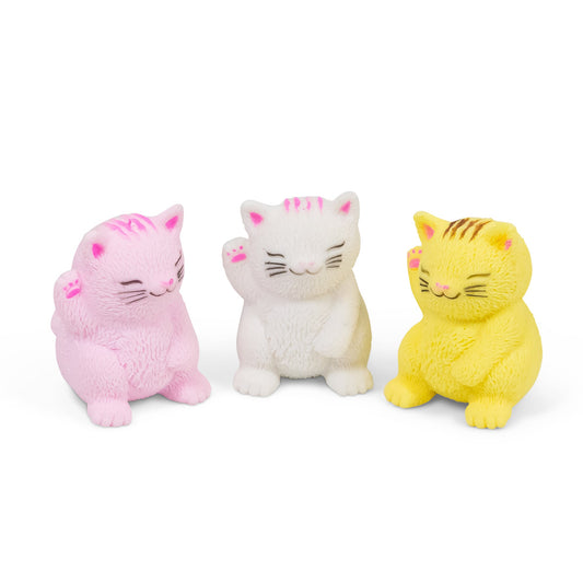 Scrunchems Stretchies Lucky Cat Sand Filled Groovy Squishy Fidget Toy