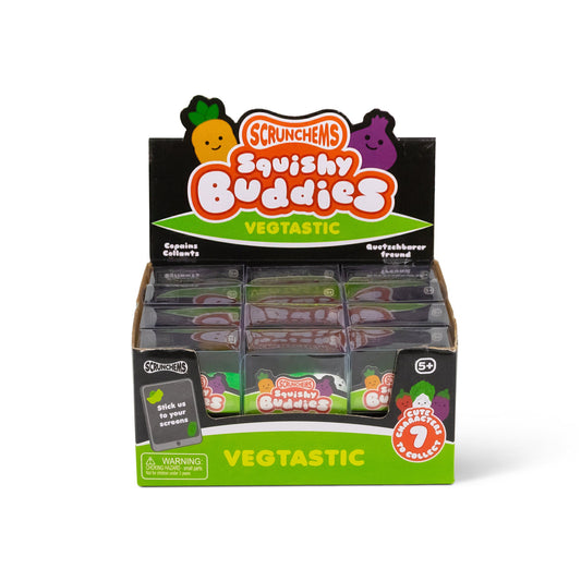 Scrunchems Vegtastic Vegetable Squishy Buddies Fidget Toy