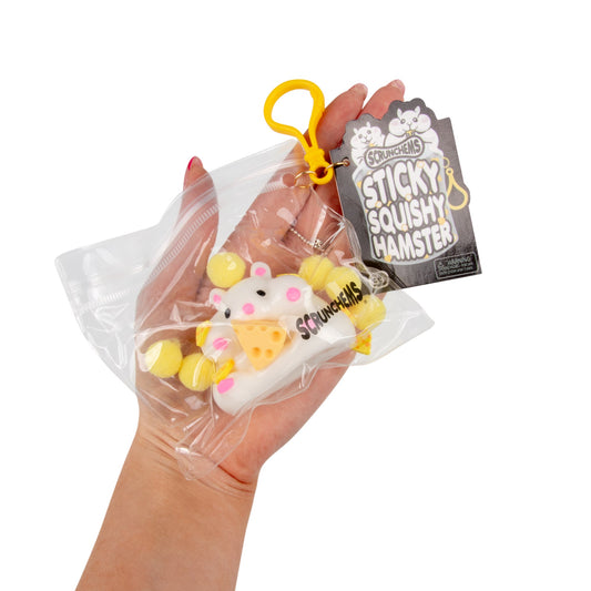 Scrunchems Sticky Hamster Groovy Squishy Fidget Toy