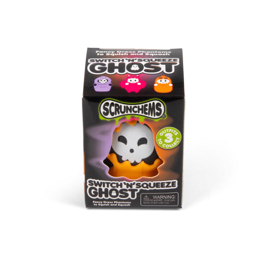 Scrunchems Switch 'N' Squeeze Ghost Squishy Fidget Toy