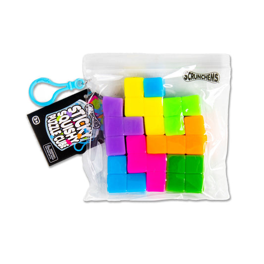 Scrunchems Sticky Squishy Puzzle Cube Fidget Toy