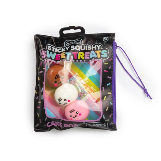 Scrunchems Sweet Treats Sticky Squishy Cake Pop Fidget Toy