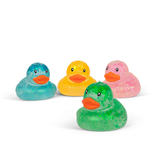 Scrunchems Sugar Duck Glitter Groovy Squishy Fidget Toy