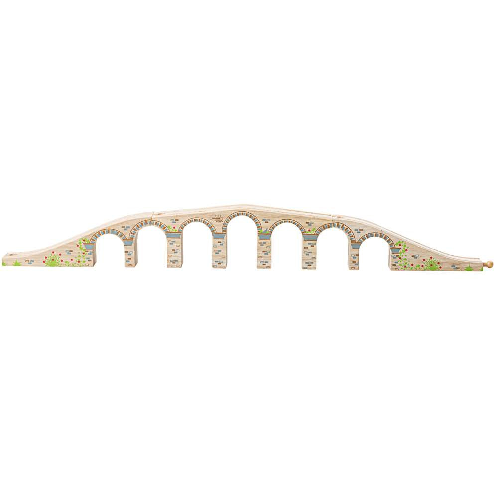 Bigjigs Rail Railway Viaduct Wooden Train Track Accessory