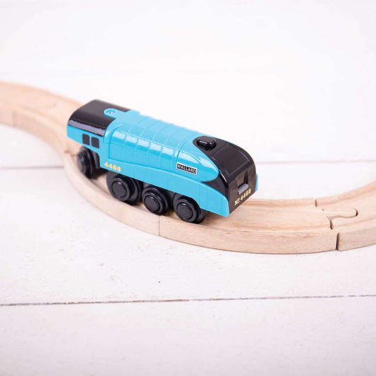 Bigjigs Rail Mallard Engine Wooden Train Toy