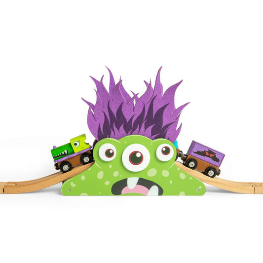 Bigjigs Rail Monster Bridge Wooden Train Accessory