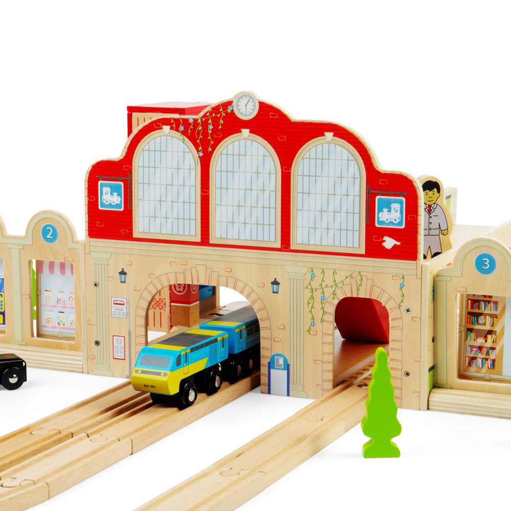 Bigjigs Rail Grand Central Station Wooden Train Accessory