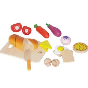 Hape Chefs Choice Wooden Cut Up Food Set