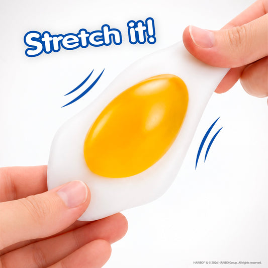 HARIBO Fried Egg Squishy Toy Fidget Stress Reliever