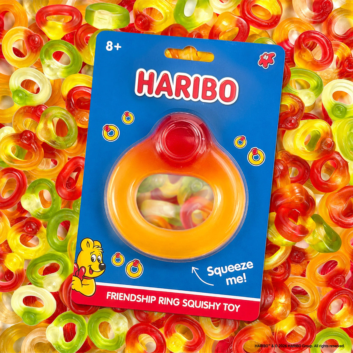 HARIBO Friendship Ring Squishy Stress Ball Toy