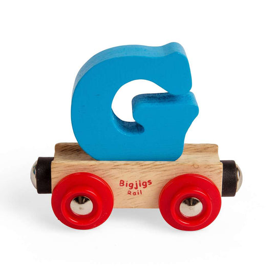 Bigjigs Rail Name Letters G Wooden Train Accessory