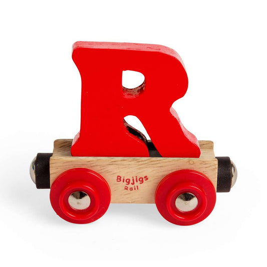 Bigjigs Rail Name Letter R Wooden Train Accessory