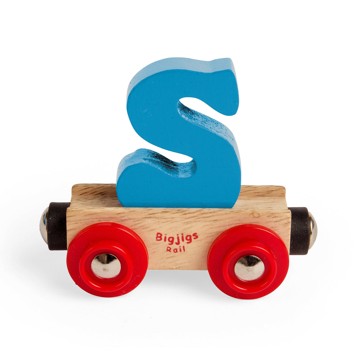 Bigjigs Rail Name Letters S Wooden Train Accessory