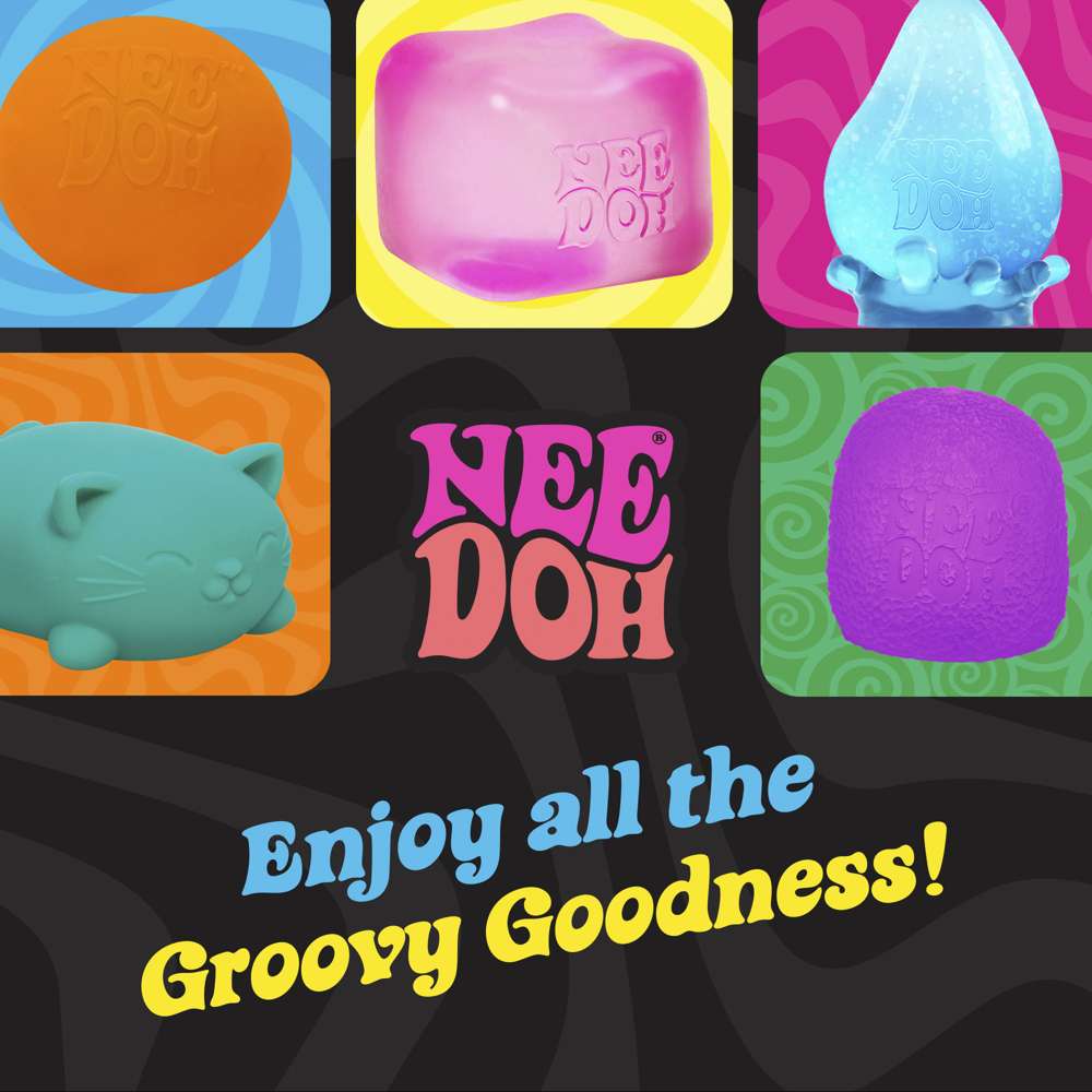 NeeDoh Mello Mallo Marshmallow Groovy Squishy Fidget Toy