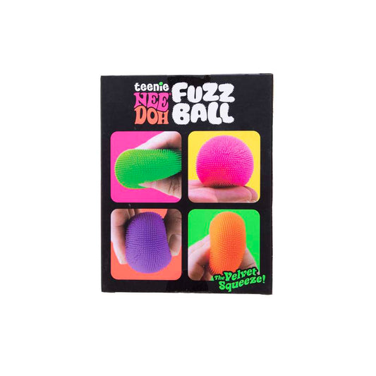 NeeDoh Teenie FuzzBall Stress Ball 4-Pack Assorted