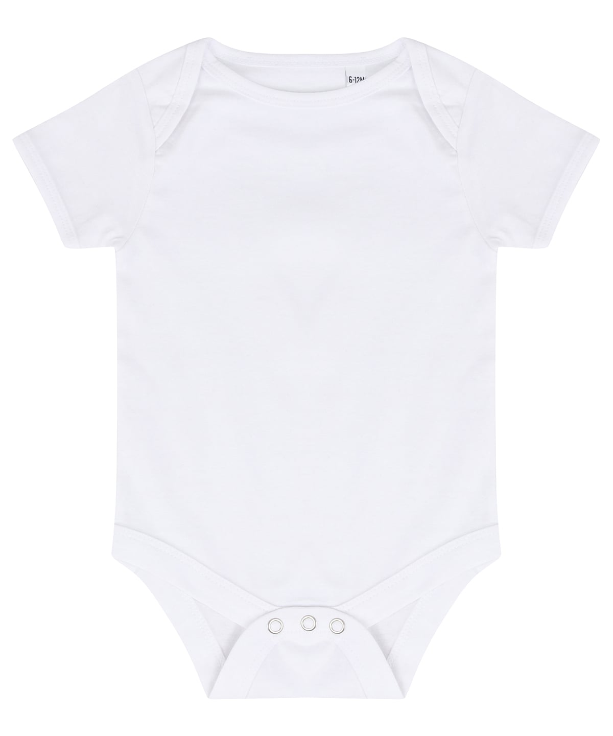 Larkwood LW500 Baby Essential Short-Sleeved Cotton Bodysuit