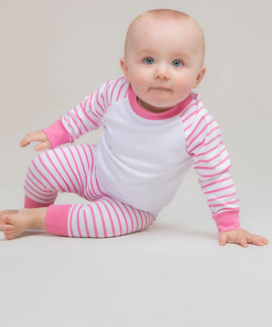 Larkwood LW72T Striped Pyjamas