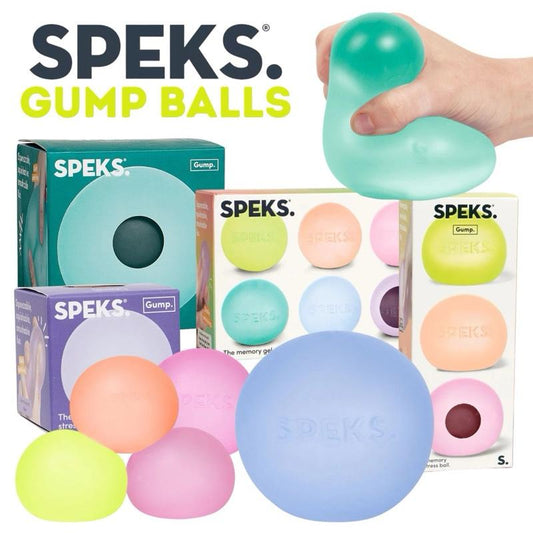 Speks Gump Memory Squishy Fidget Toy Stress Ball