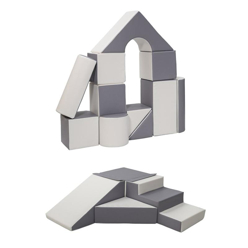 Soft Play Kingdom Castle Step & Slide Bundle Grey