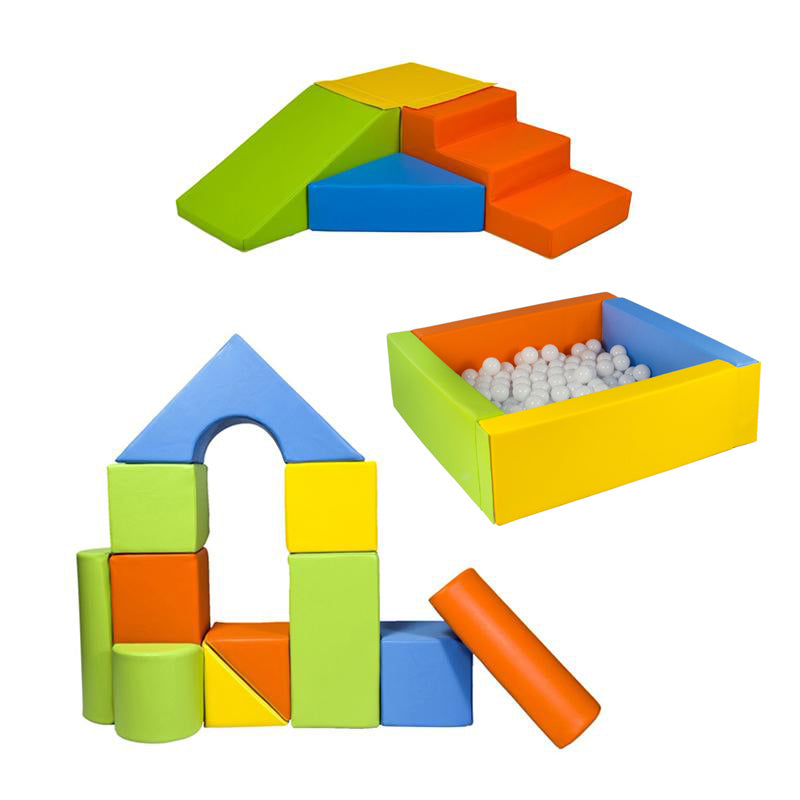Soft Play Kingdom Castle Slide & Ball Pit Bundle Multi