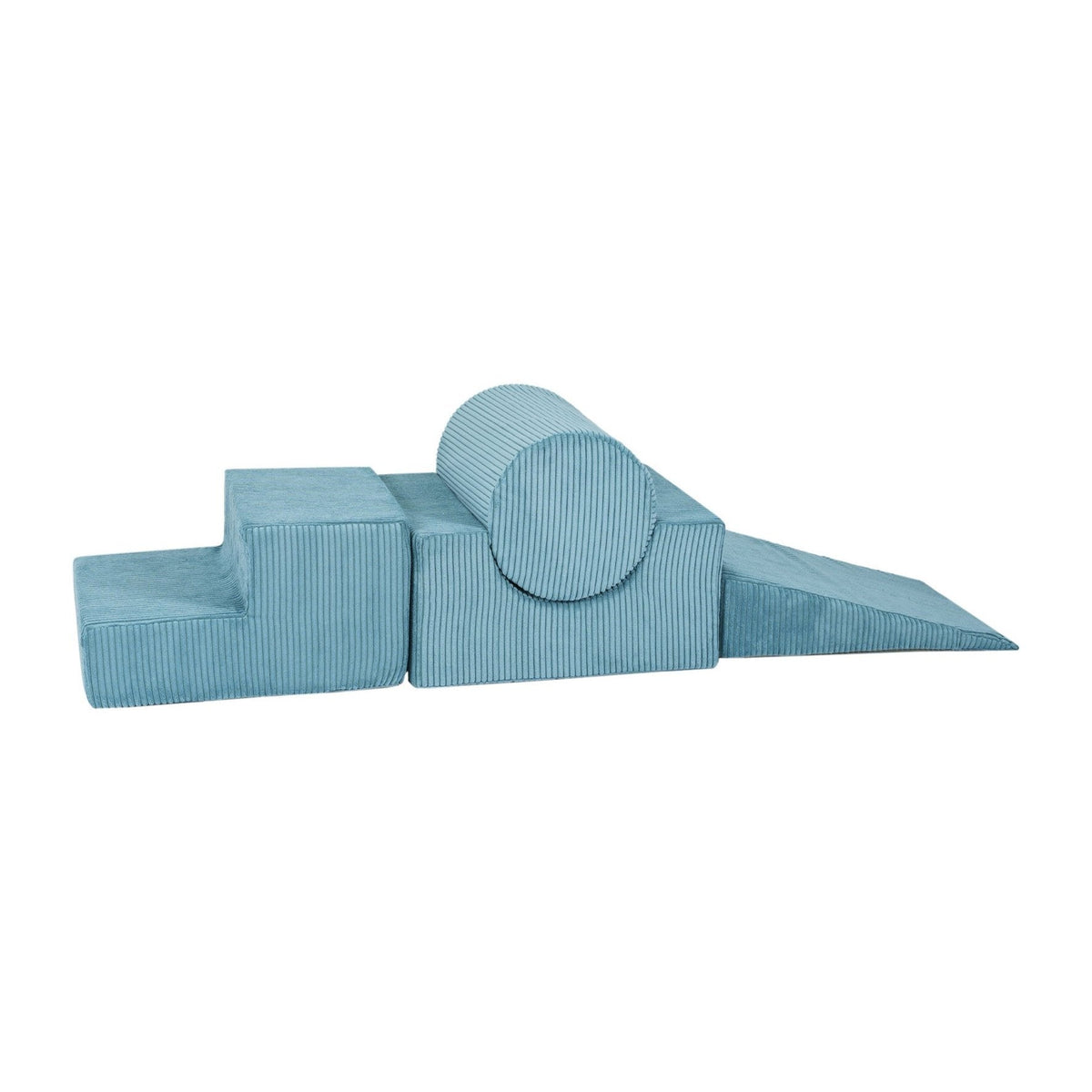 Soft Play Kingdom Cylinder 4-Piece Playsystem Chunky Corduroy Turquoise