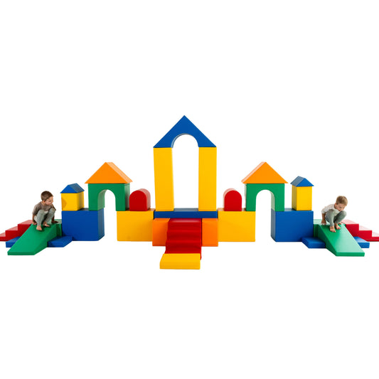 Soft Play Kingdom Mega Palace Bundle Rainbow