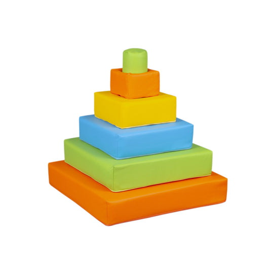 Soft Play Kingdom Pyramid Stacking Tower Multi