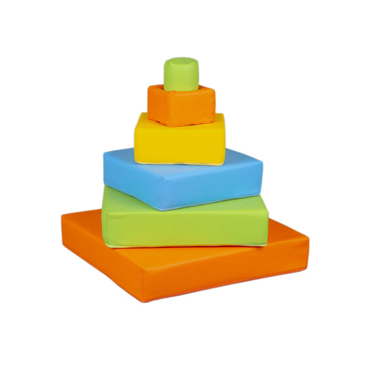 Soft Play Kingdom Pyramid Stacking Tower Multi