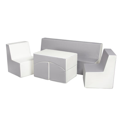 Soft Play Kingdom Lounge Set Grey White