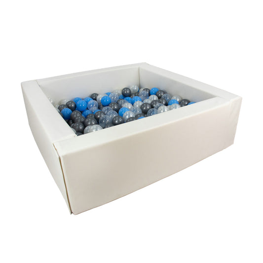 Soft Play Kingdom Square Ball Pit White