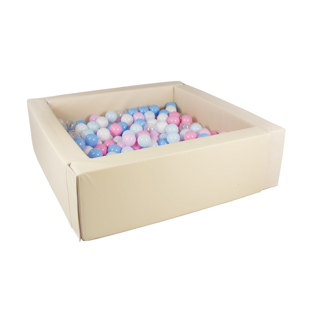 Soft Play Kingdom Square Ball Pit Beige