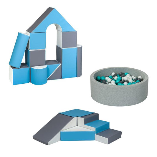 Soft Play Kingdom Ultimate Soft Play Bundle Blue