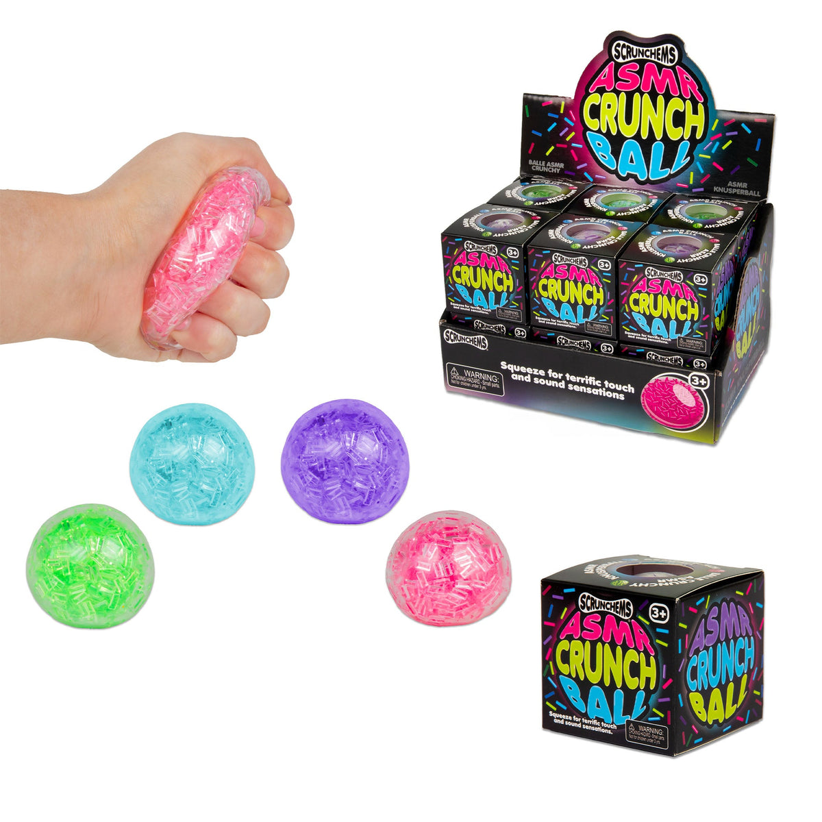 Scrunchems ASMR Crunch Ball Groovy Squishy Fidget Toy