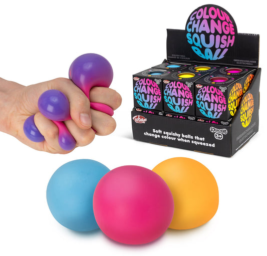 Scrunchems Colour Change Squish Ball Groovy Squishy Fidget Toy