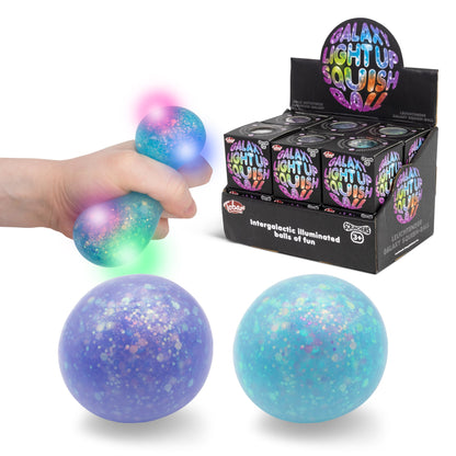 Scrunchems Galaxy Light Up Groovy Squishy Fidget Toy