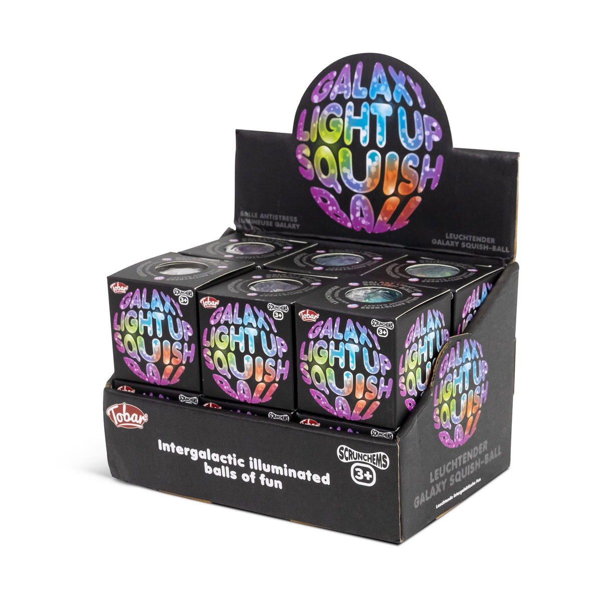 Scrunchems Galaxy Light Up Groovy Squishy Fidget Toy