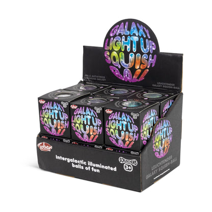 Scrunchems Galaxy Light Up Groovy Squishy Fidget Toy