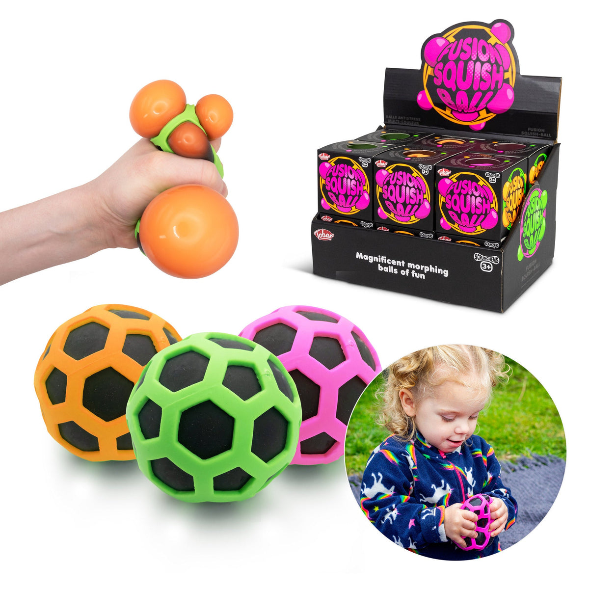 Scrunchems Fusion Mesh Groovy Squishy Fidget Toy