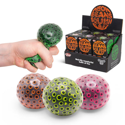 Scrunchems Neon Beans Squish Ball Groovy Squishy Fidget Toy