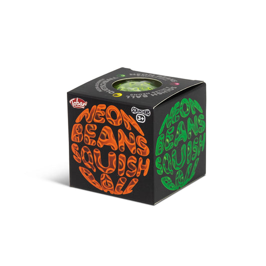 Scrunchems Neon Beans Squish Ball Groovy Squishy Fidget Toy