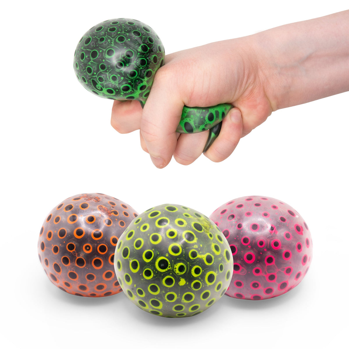 Scrunchems Neon Beans Squish Ball Groovy Squishy Fidget Toy