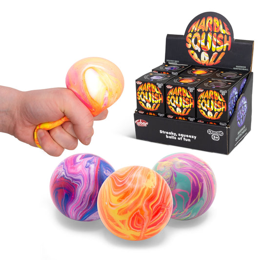 Scrunchems Marble Squish Ball Groovy Squishy Fidget Toy