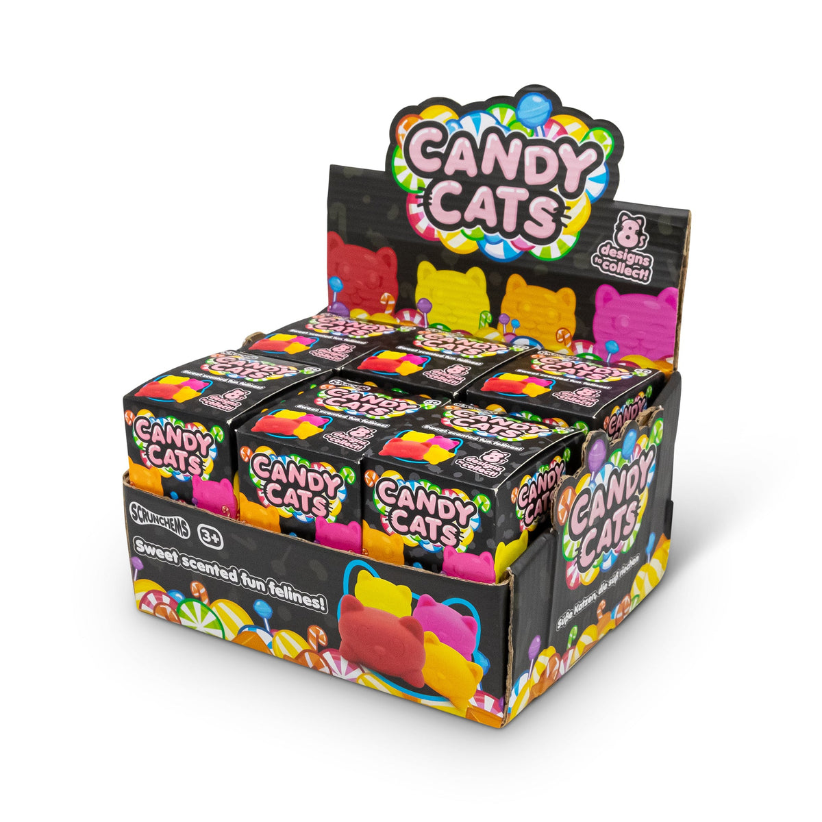 Scrunchems Candy Cats Scented Groovy Squishy Fidget Toy