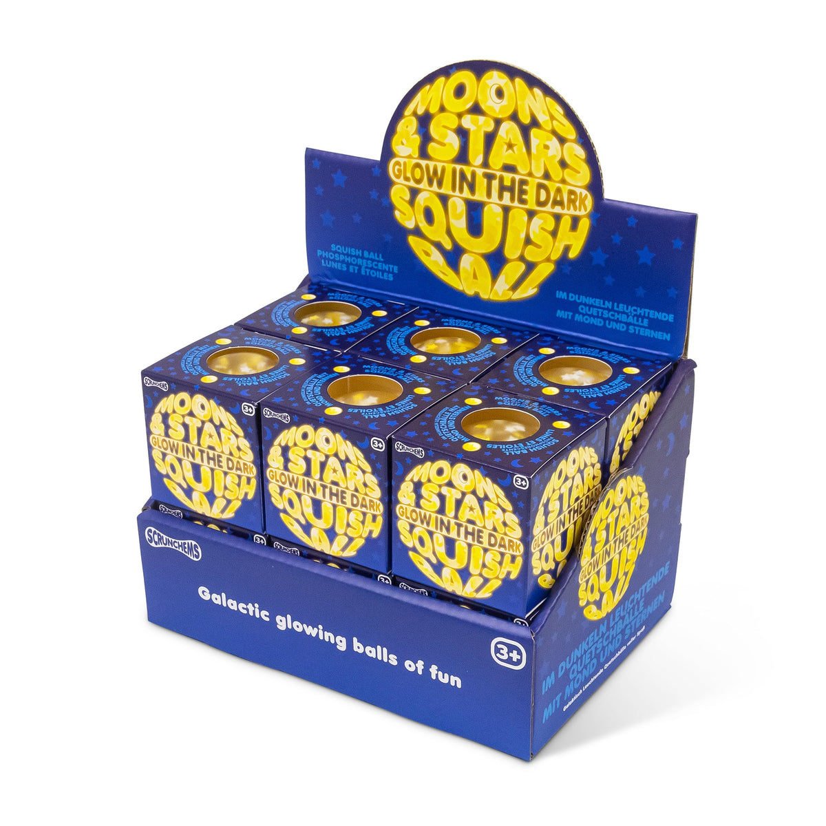 Fairsky Scrunchems Moons and Stars Groovy Squishy Fidget Toy