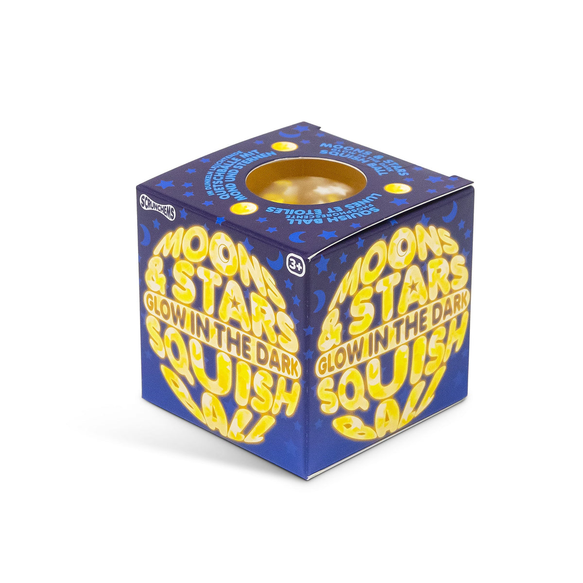 Fairsky Scrunchems Moons and Stars Groovy Squishy Fidget Toy