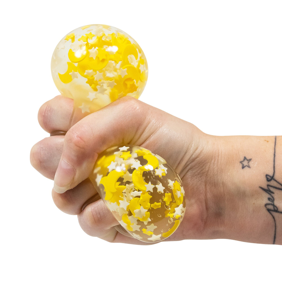 Fairsky Scrunchems Moons and Stars Groovy Squishy Fidget Toy