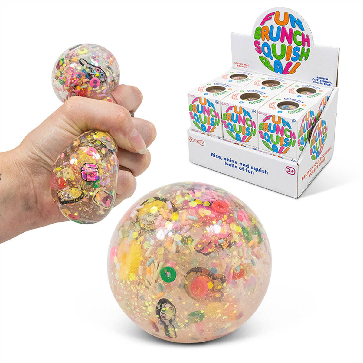 Fairsky Scrunchems Fun Brunch Groovy Squishy Fidget Toy