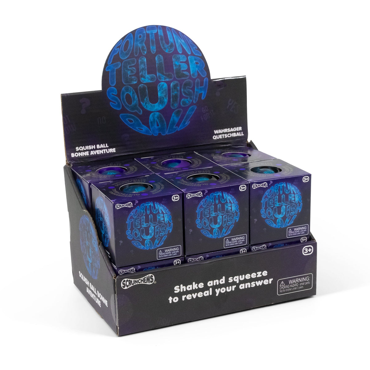 Scrunchems Fortune Teller Groovy Squishy Fidget Toy
