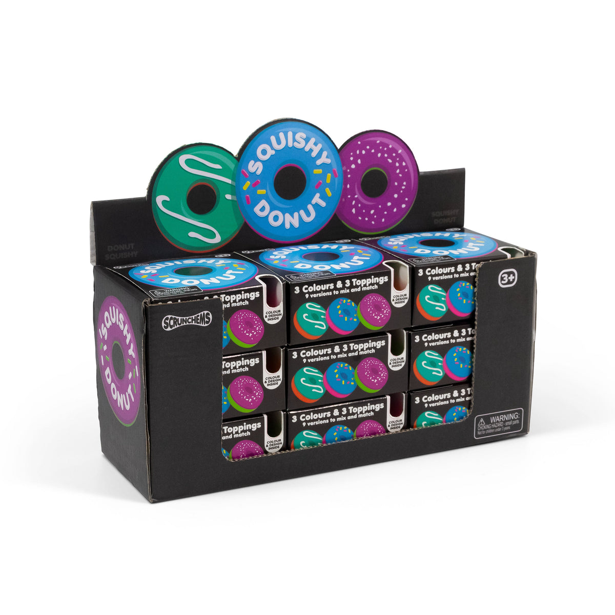 Scrunchems Donut Groovy Squishy Fidget Toy